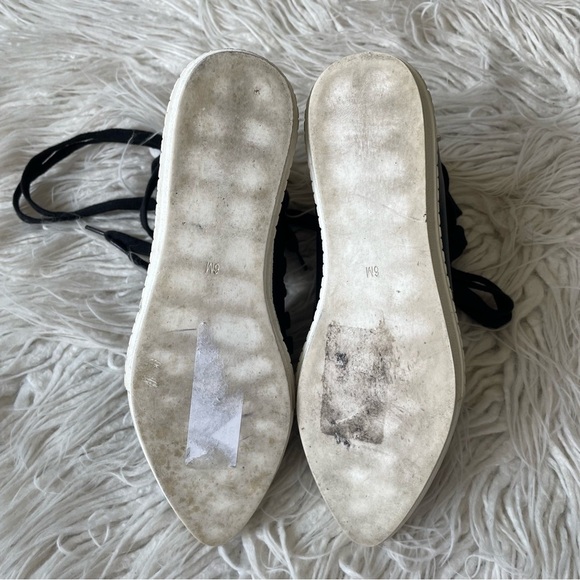 Jeffrey Campbell Enora Suede Leather Pointed Toe High Top Lace Up Sneaker Size 6 - Picture 9 of 12